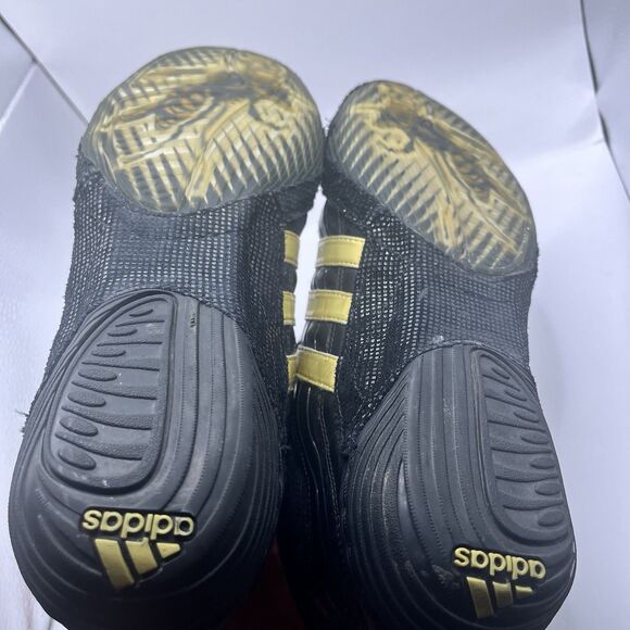Adidas Tyrint 08 Sting Like A Bee Wrestling Shoes Size 10 Men’s Black Gold Red main image 9